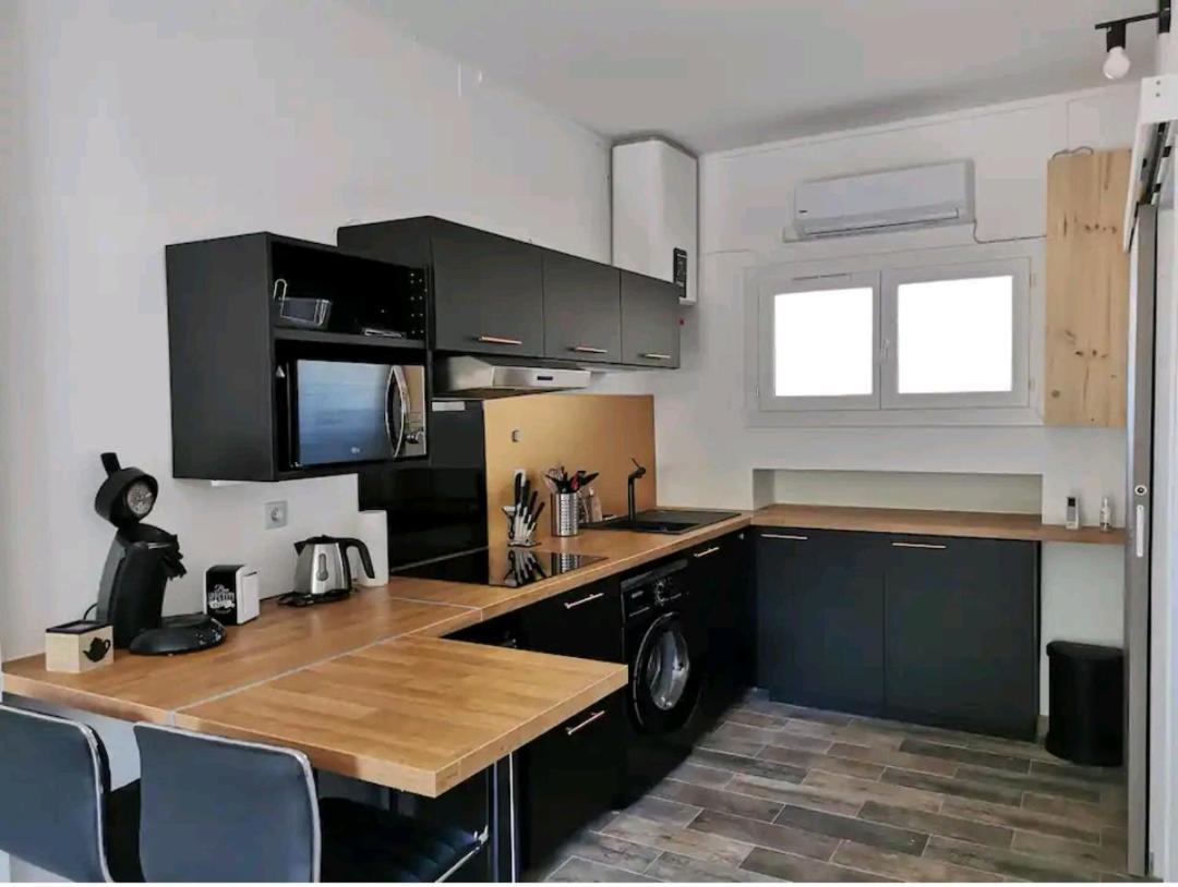 Studio Clim Et Jardin Privatif Proche Plage Mourillon Lägenhet Toulon Exteriör bild